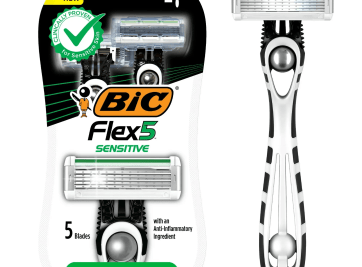 BIC Launches New Flex 5 Sensitive Razor for Men—Clinically-Proven for Gentle, Ultra-Smooth Shaves This Spring!
