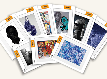 Collaboration BIC & Image Republic ​pour une collection d'affiches ​