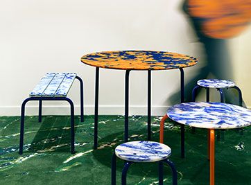 BIC x Laurent Badier : une collection de mobilier à partir de matériaux recyclés