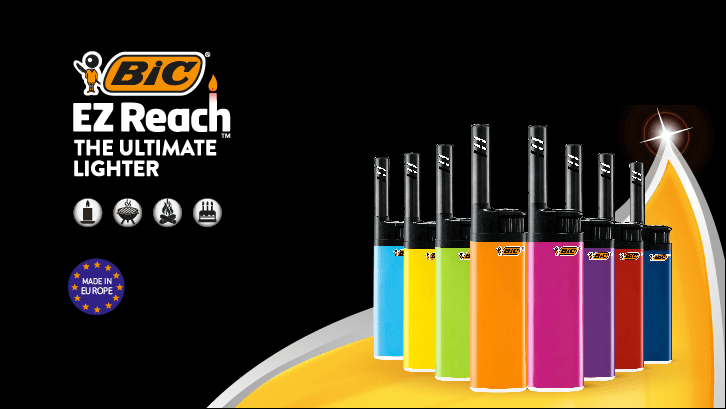 BIC® EZ REACH™ MULTI-PURPOSE LIGHTER BIC® EZ REACH™ MULTI-PURPOSE LIGHTER