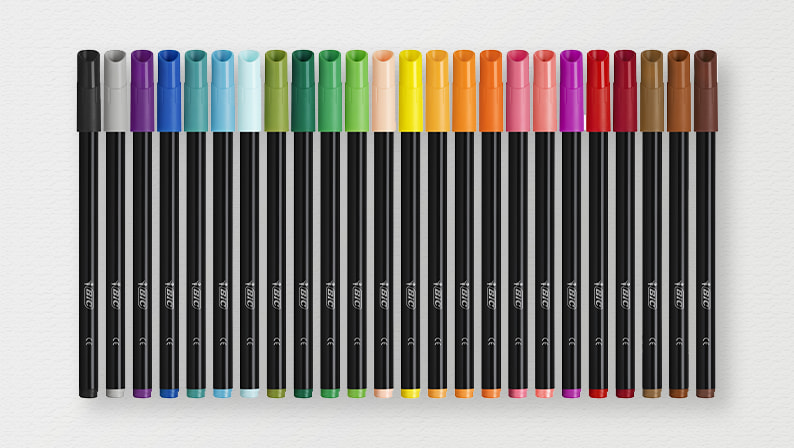 Crayons de couleur BIC Intensity Premium pour ad…