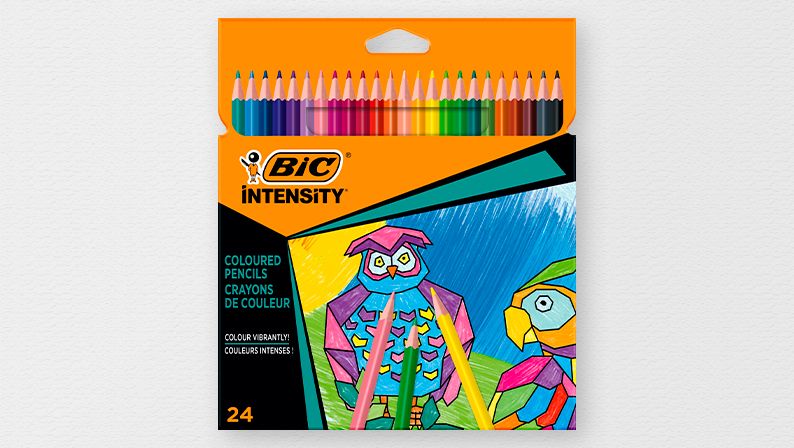 BIC Intensity Coloring Set for Adults with Felt Tips, Fine Liners, Coloring  Pencils and Coloring Books, Set of 60 : : Toys & Games