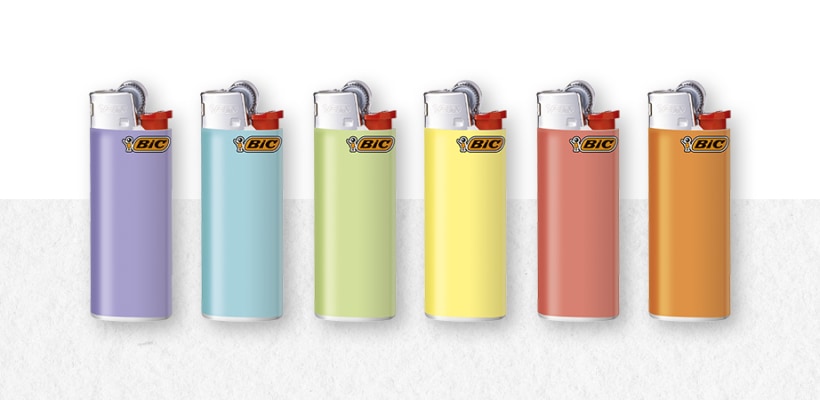 Mechero mini Bic vintage - PaperSlim