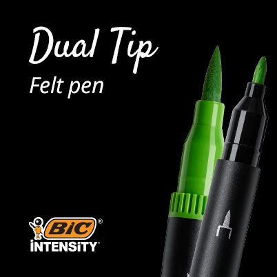 BIC Intensity Double Tip Felt Pens