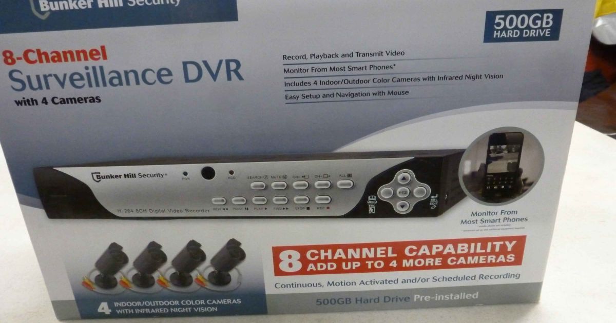 bunker hill security 8 channel surveillance dvr