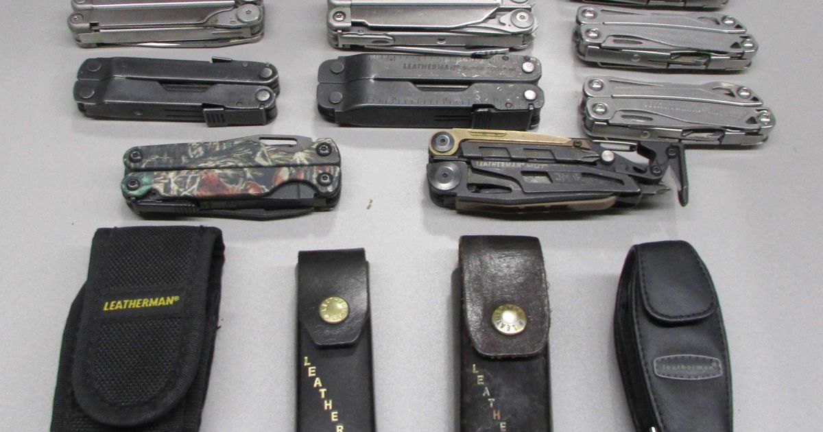 Assorted Leatherman Multi Tool, TSA Confiscated, Lot8 BidCorp Auctions