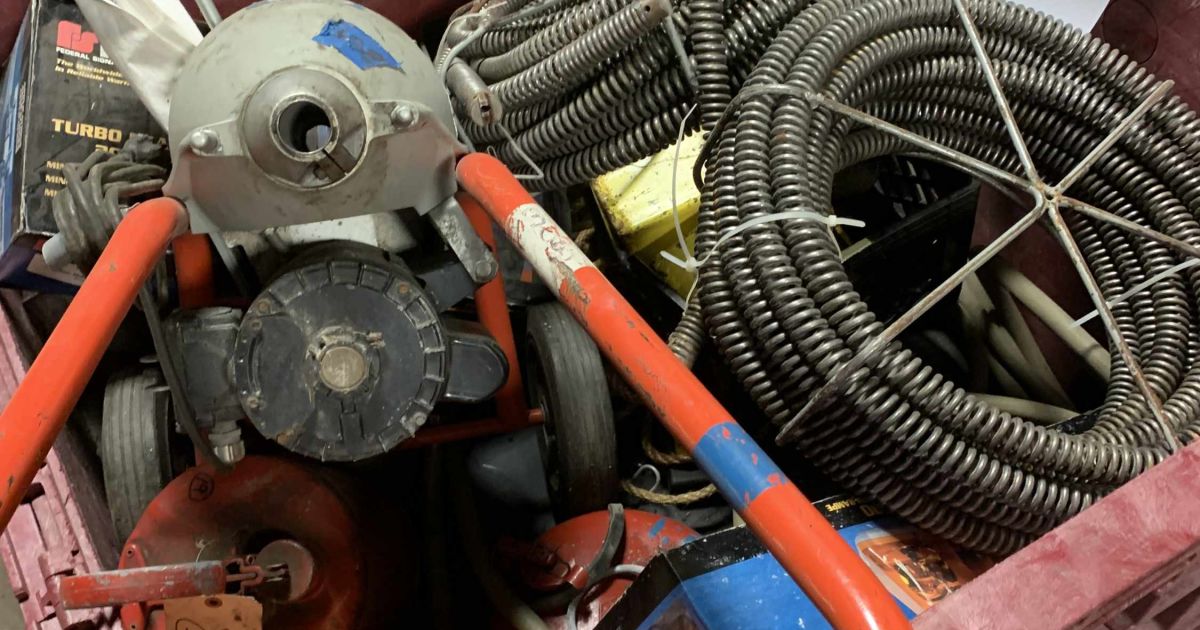 Plumbing Snake with Assorted Tools and Accessories Offsite Kincheloe