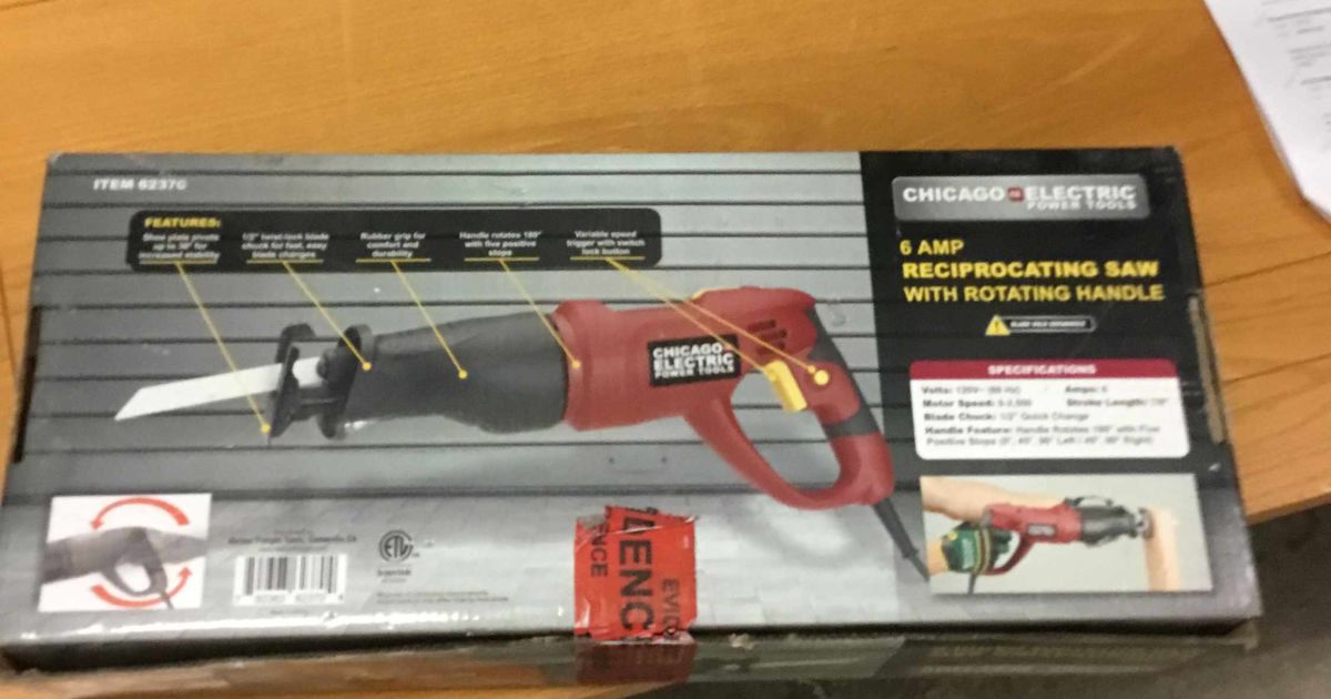 Chicago Electric Reciprocating Saw Model 62370 BidCorp Auctions