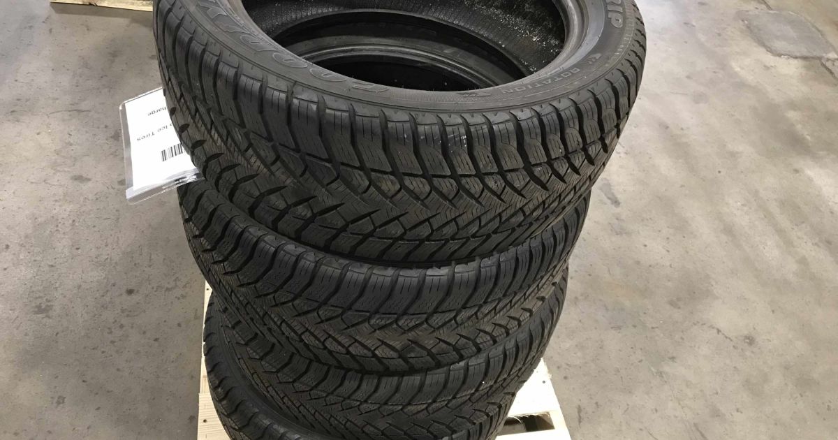 4 - P235/50R18 Goodyear Ultragrip Ice Tires - BidCorp Auctions