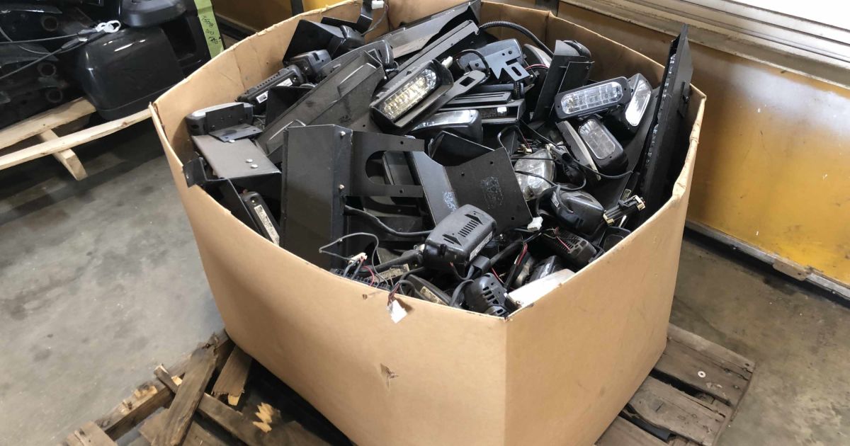 One Pallet of Used Emergency Lights BidCorp Auctions