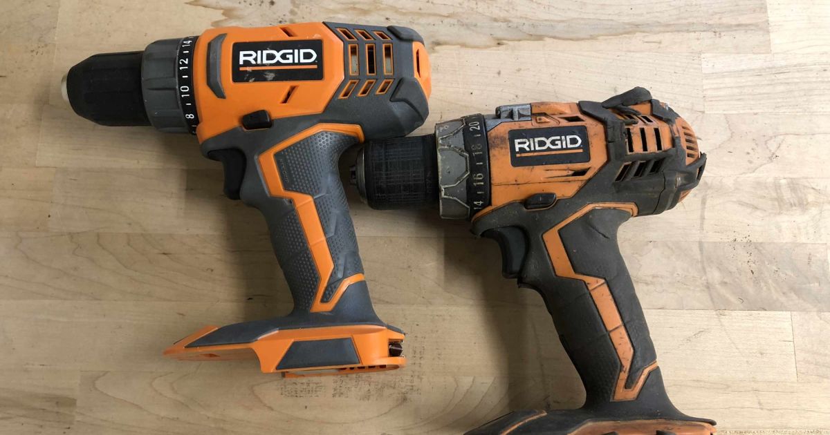 Two Orange Ridgid Cordless Power Tools BidCorp Auctions