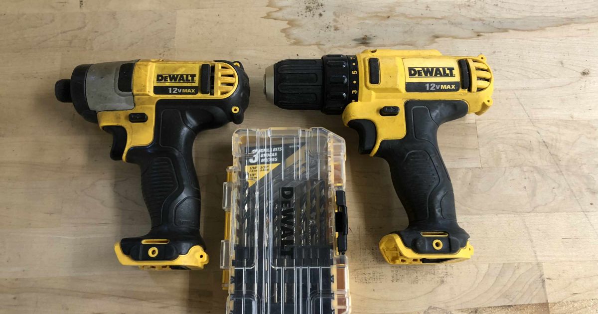 Two DeWalt Cordless Power Tools with Drill Index 2 BidCorp Auctions