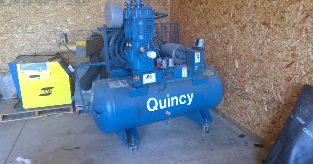 Quincy Air Compressor w/Zeks Air Dryer BidCorp Auctions