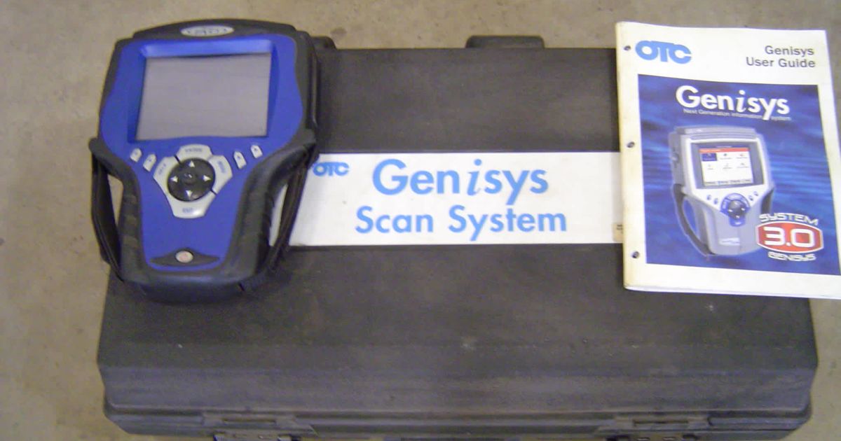 otc genisys scan tool 3.8.0.27