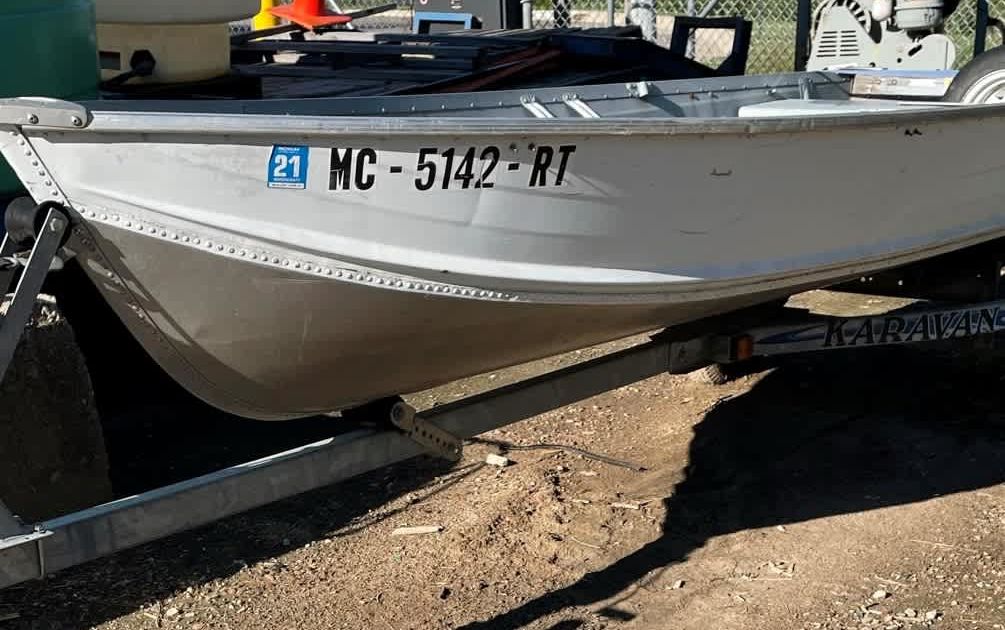 1999 14 Sylvan Aluminum Boat With Trailer BidCorp Auctions 1999-14-sylvan-aluminum-boat-with-trailer-bidcorp-auctions