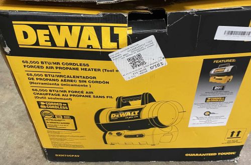 DEWALT 68,000 BTU Cordless Hybrid Forced Air Propane Heater