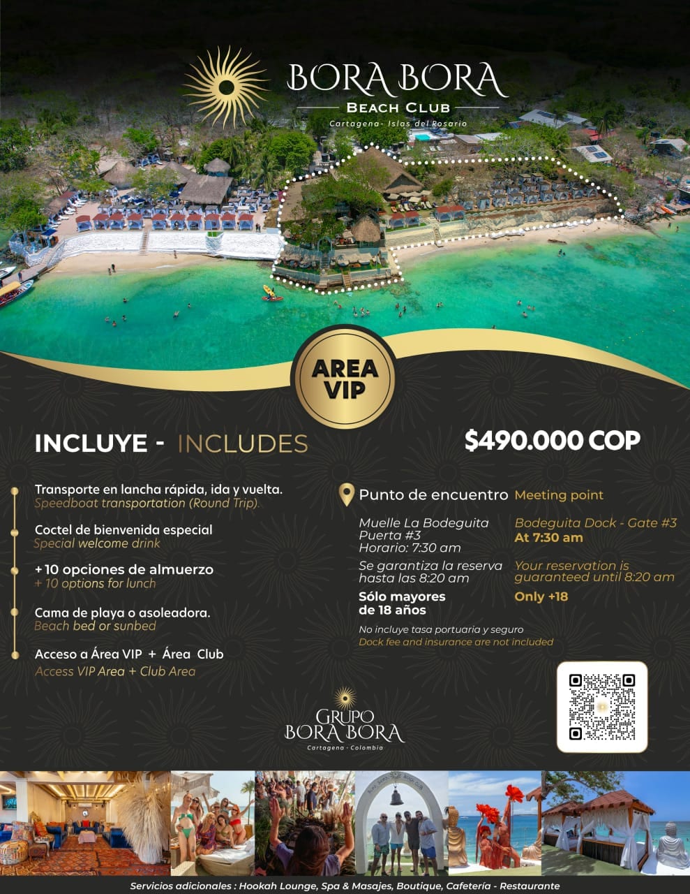 Bora Bora Beach Club - Área VIP