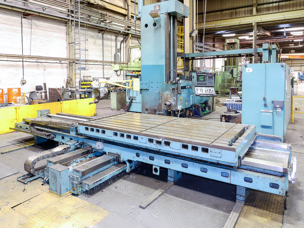 Giddings and lewis horizontal boring mill manual