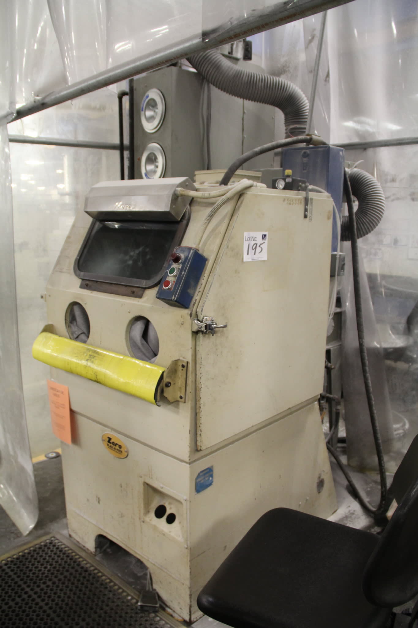 Zero Blast And Peen Abrasive Blast Cabinet On Auction Now At Apex