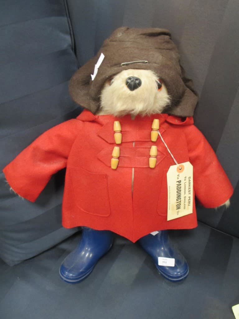 Paddington Bear, Wearing Red Coat And Blue Wellington Boots By - 768x1024 - jpeg Gabrielle Blue Teddy