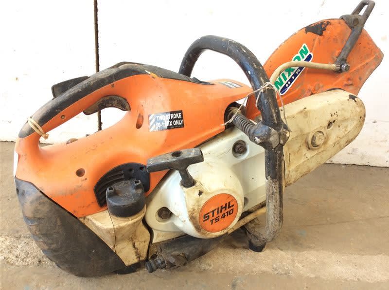 stihl cut off saw serial number location