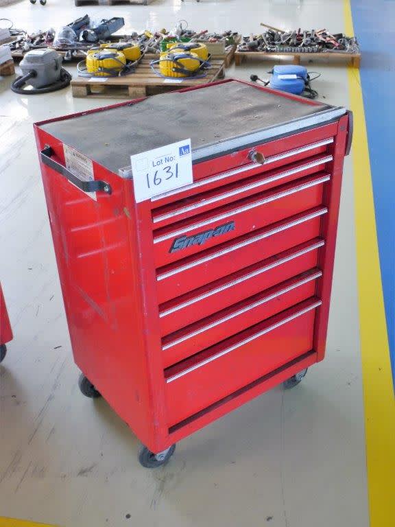 Snap On 7 Drawer Tool Trolley On Auction Now At Apex Auctions