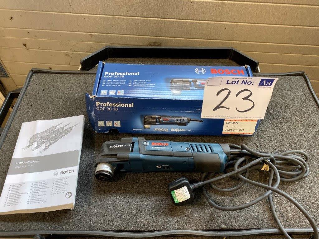 Bosch Professional Model Gop 30 28 Multi Cutter On Auction Now At