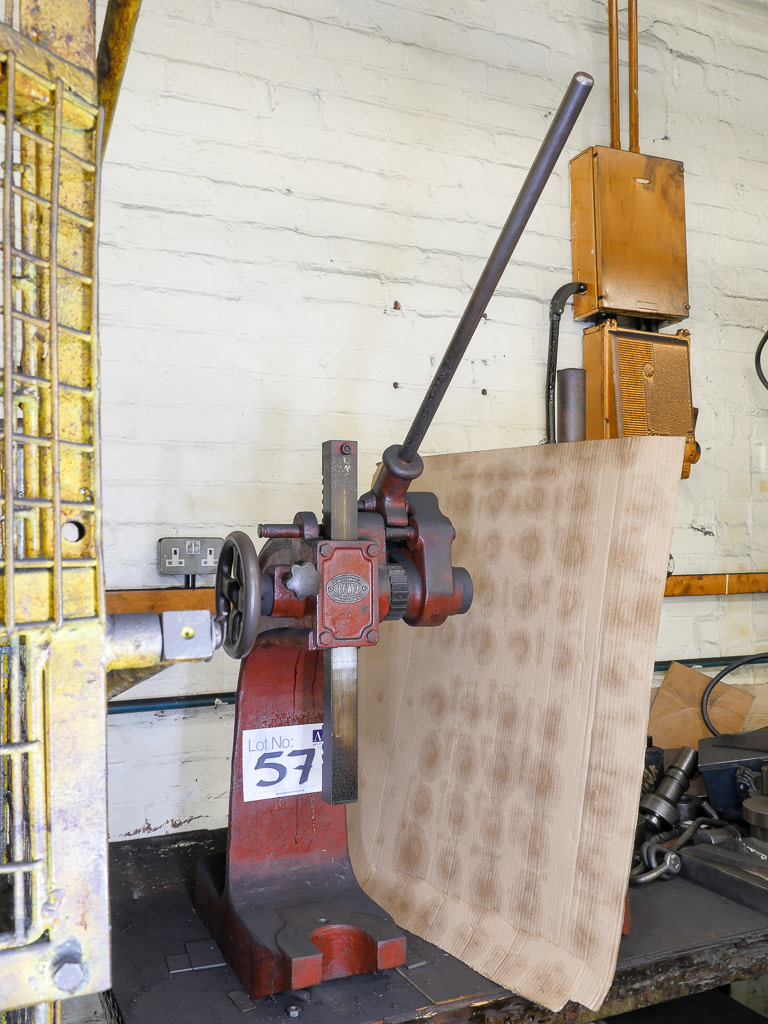 Edgwick Manual Bench Top Arbor Press Ratchet Type On Auction Now