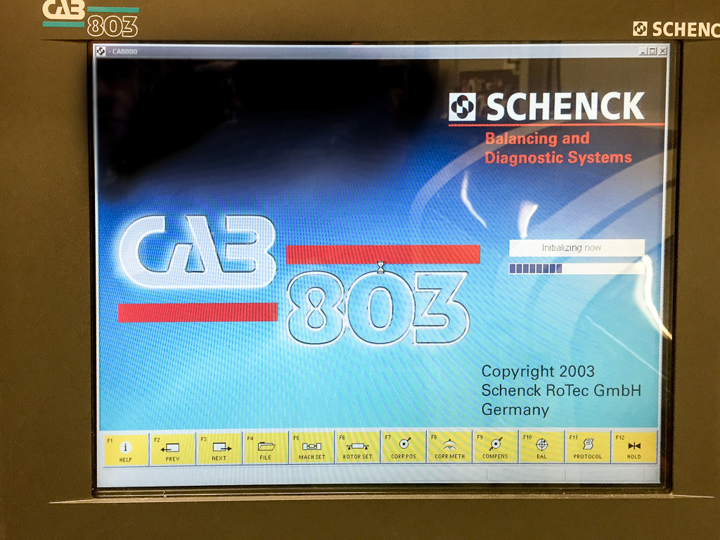 Schenck (2004) Model HL2B Horizontal Balancing Machine with Schenck CAB 803 Control on Auction Now at Apex Auctions (US)