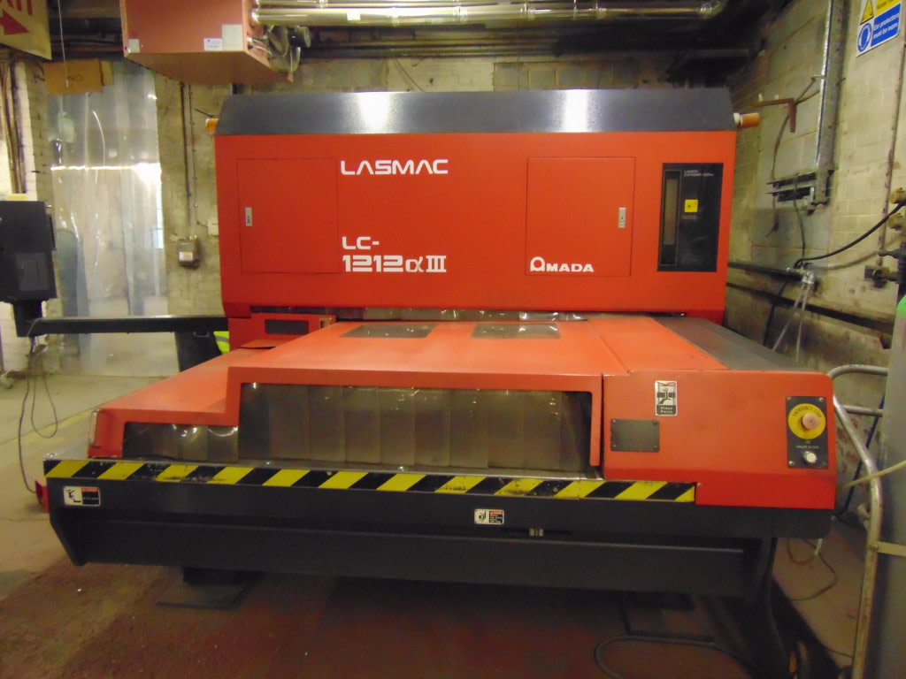 AMADA LASMAC LC-1212 FANUC AF2000C LASER CONTOUR MACHINE MODEL LC1212A3 AND  ASSOCIATED ITEMS on Auction Now at BPI.