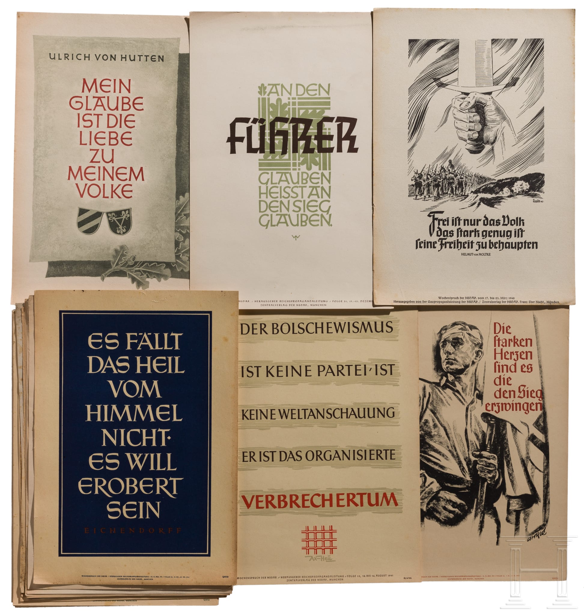 30 Wochensprüche der NSDAP Barnebys