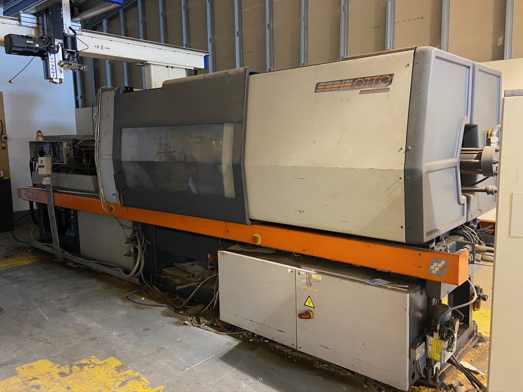 Choice of Two Sandretto Injection Moulders 270 Tonne to 800 Tonne – Working When Removed