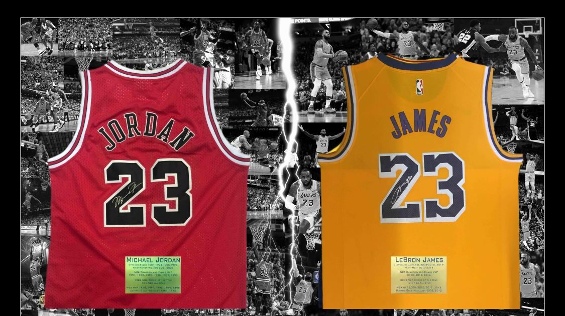 Michael Jordan And LeBron James Hhgwa2023 Bid Now michael-jordan-and-lebron-james-hhgwa2023-bid-now