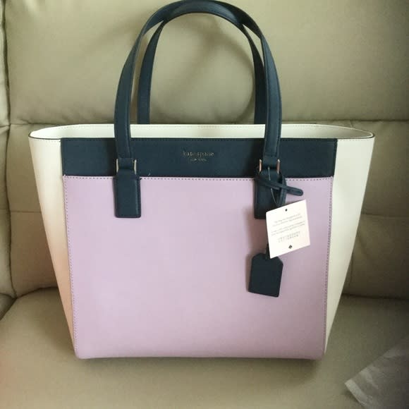 Kate Spade Madison Saffiano East West Leather Laptop Tote