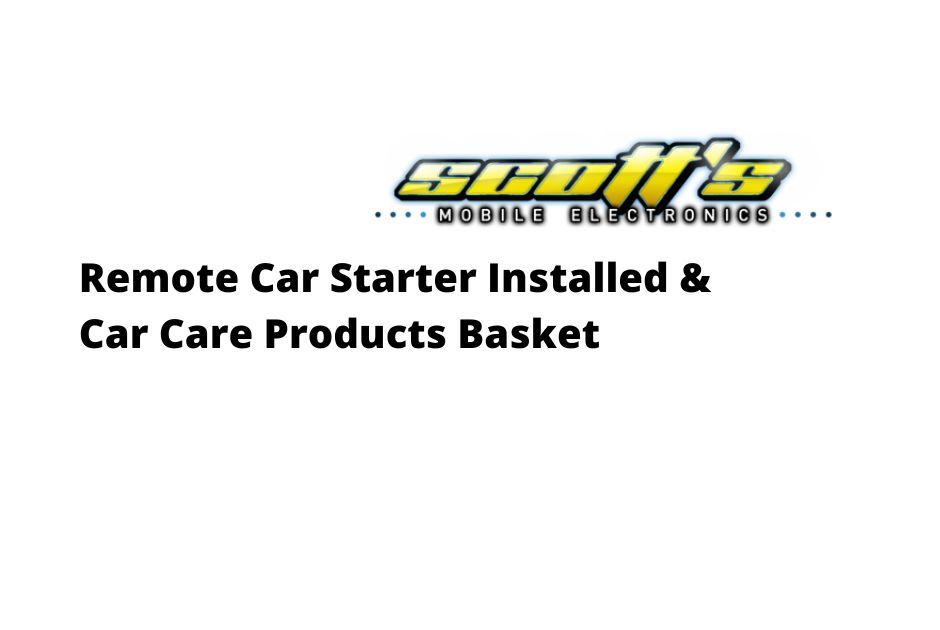Remote Car Starter Installed & Car Care Basket goodshe