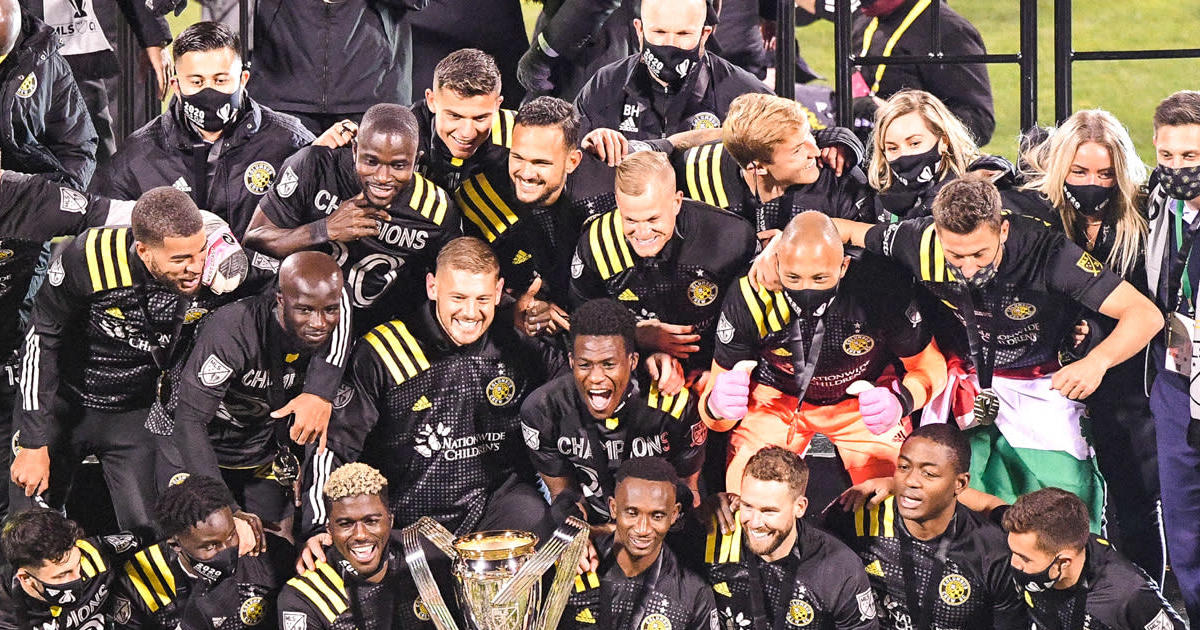 2020 MLS Cup Columbus Crew Game Worn Jerseys Feb 24 2021