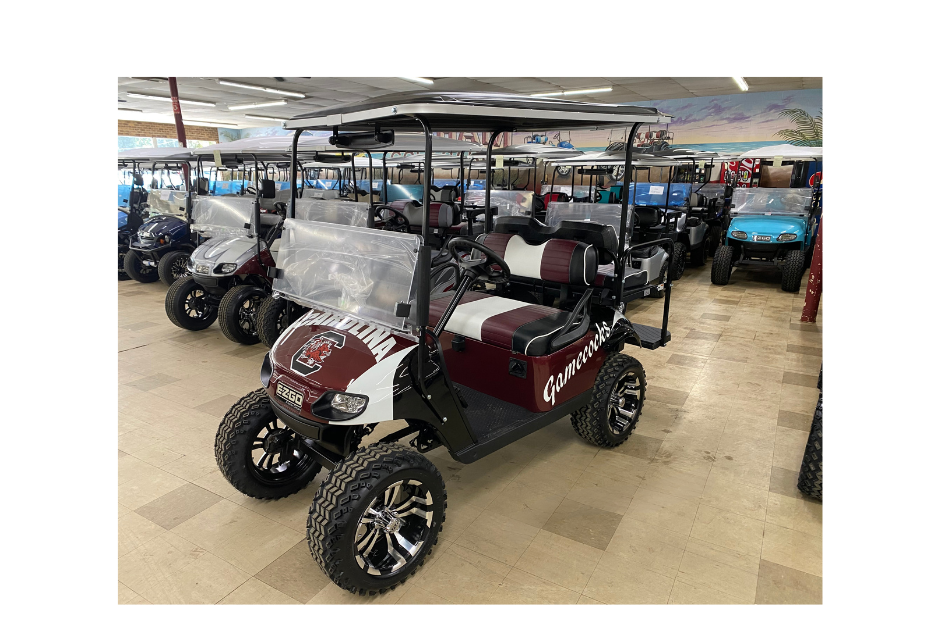 Custom USC Gamecock 4 Passenger EZGO Freedom Golf Cart 2