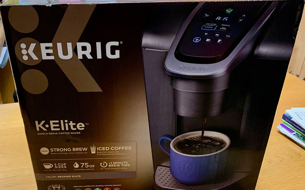 Sold at Auction: KEURIG K-ELITE HOT & ICED COFFEE BREWER