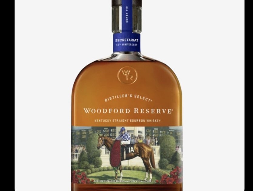 Woodford Reserve Secretariat 50th Anniversary Bottle bgcsg
