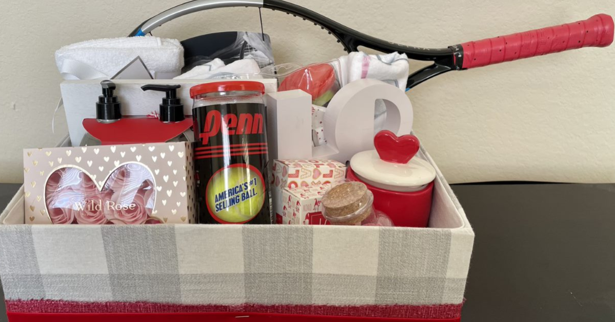 Love and Tennis Gift Basket gainesvillehb22 Bid Now
