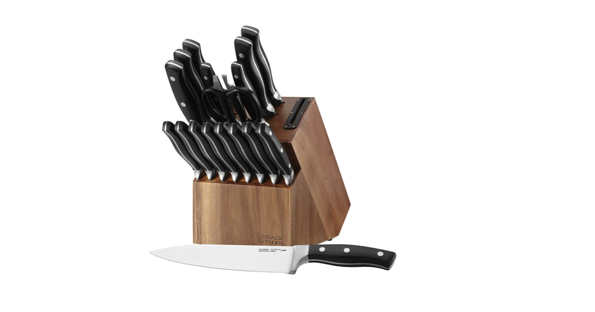 Chicago Cutlery® Insignia Stainless Steel Knife Block Set, 18