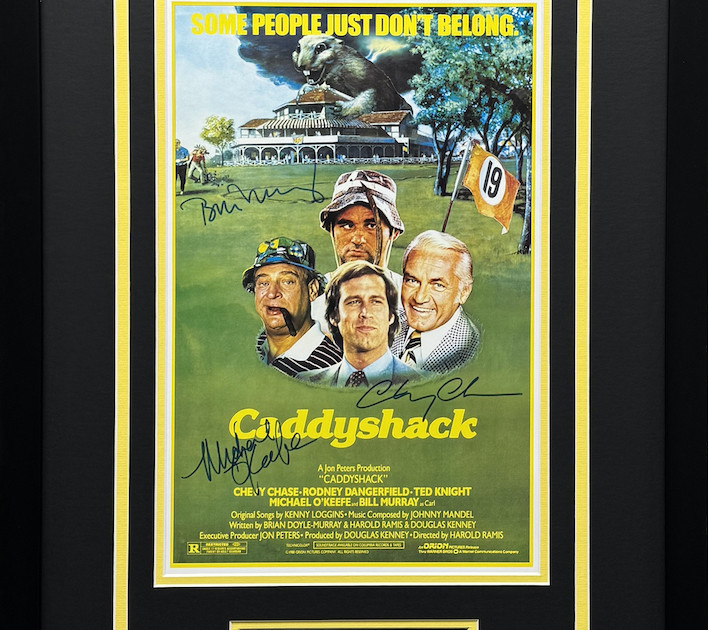 Caddyshack Autographed Poster | lad2026 | Bid Now - ☑ $725 ...
