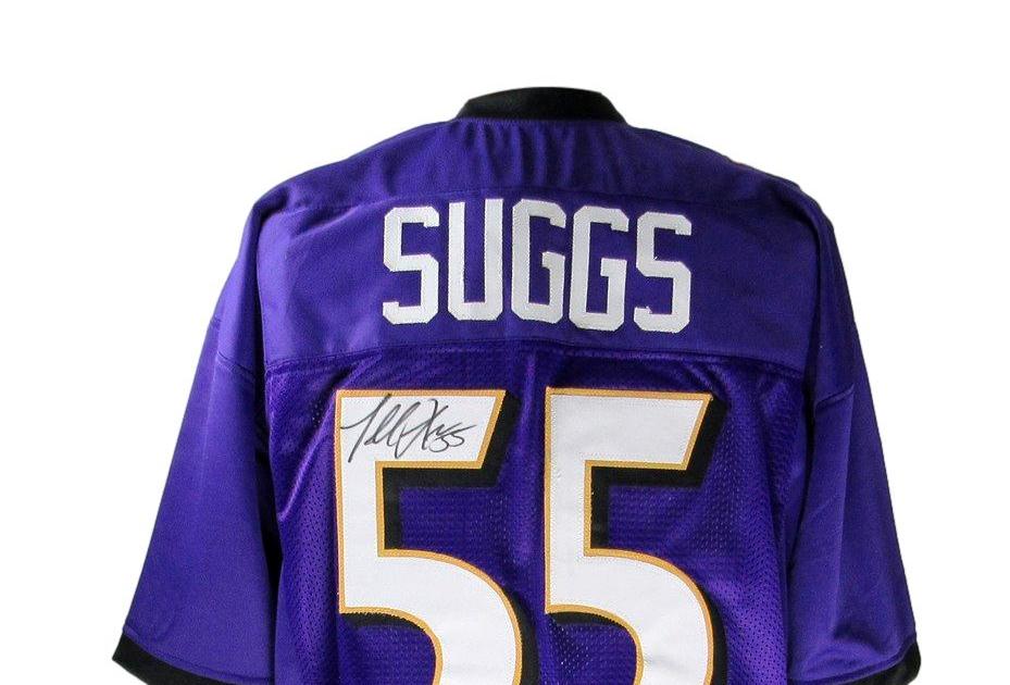 Terrell Suggs Autographed Ravens Jersey | 2022armyheritage