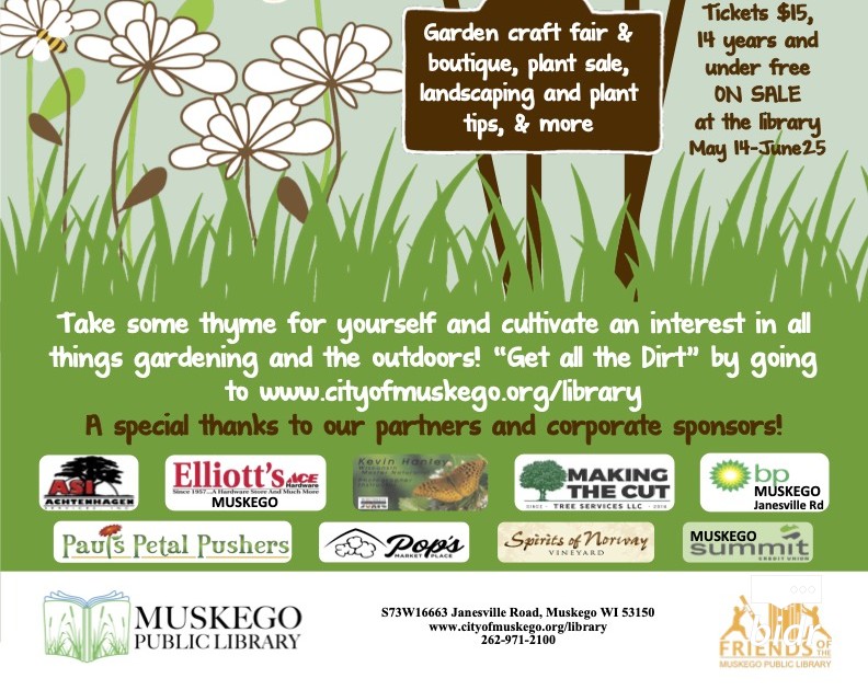 Muskego Library Garden Walk 2022 May 14 2022