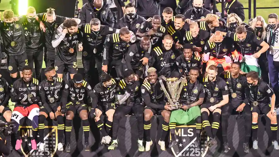 2020 MLS Cup Columbus Crew Game Worn Jerseys