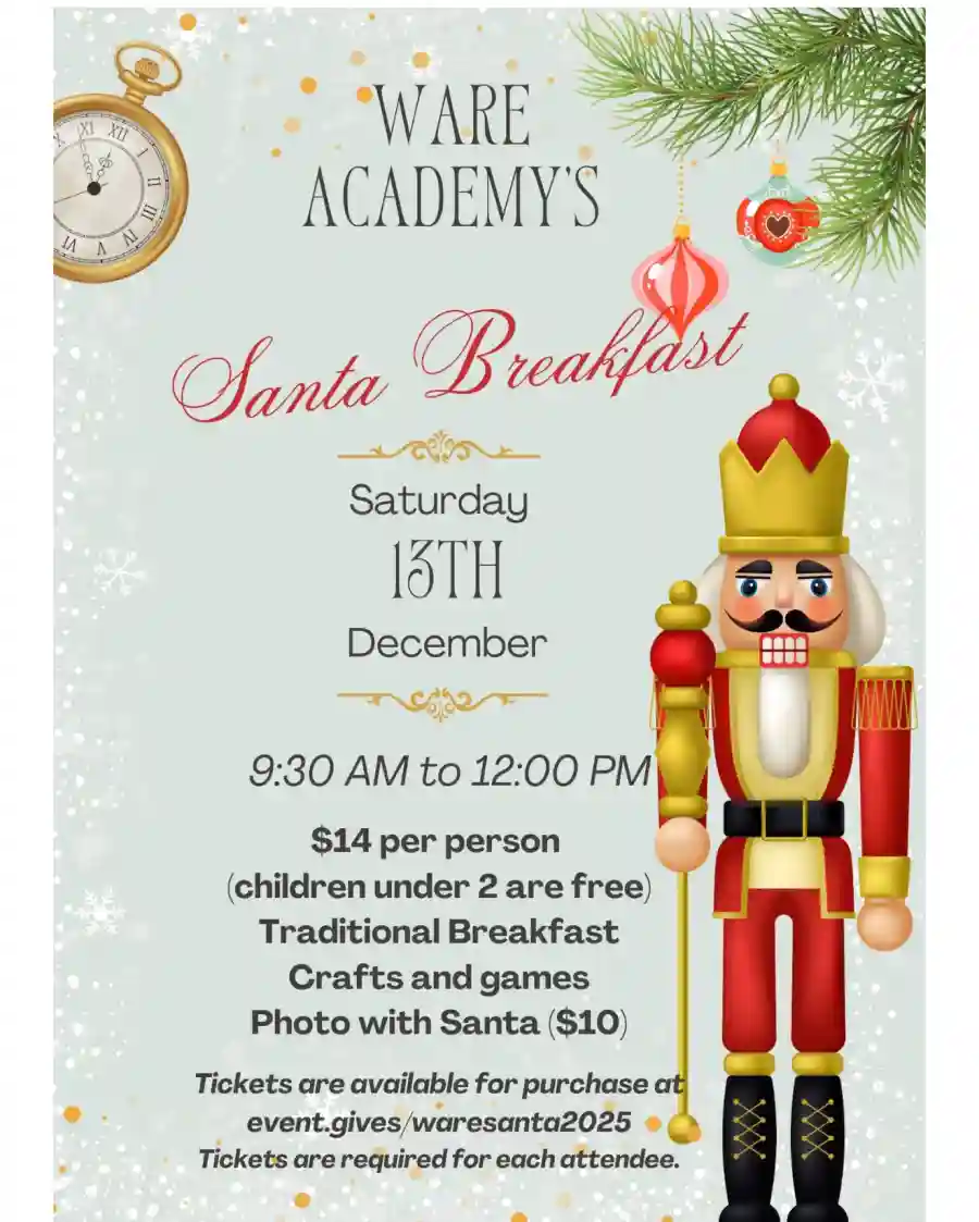 Ware Academy's Santa Breakfast