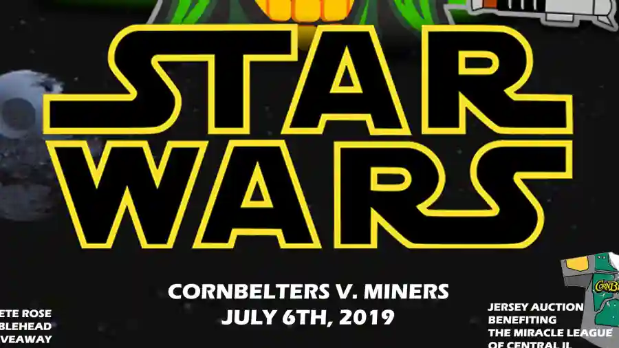 CornBelters Star Wars Night Jersey Auction
