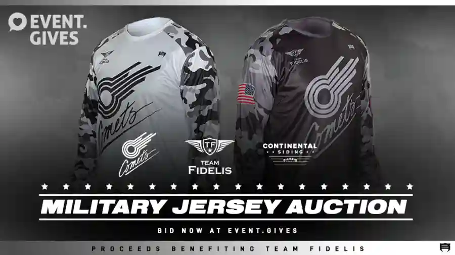 Comets Military Game Auction