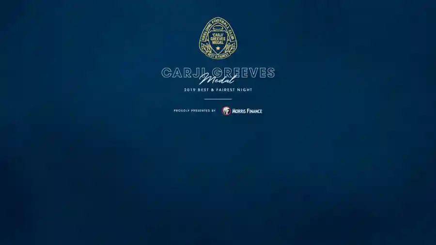 Carji Greeves Medal Night