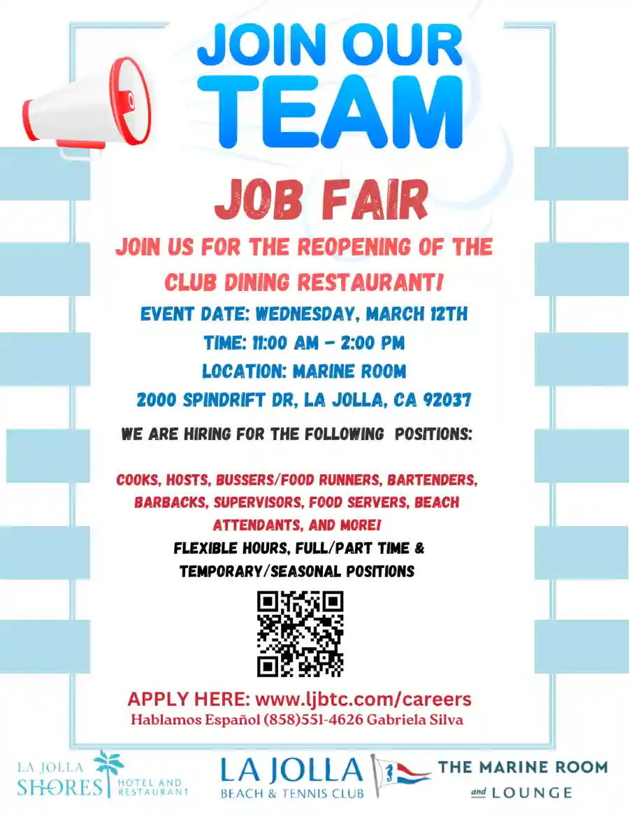 Job Fair - Club Dinning Restaurant